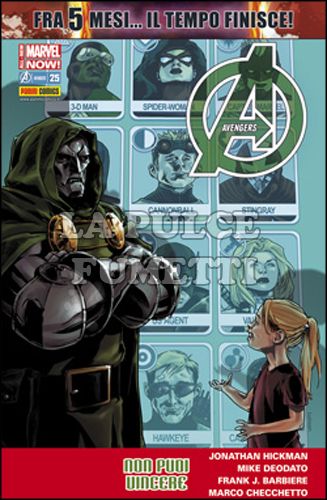 I VENDICATORI #    40 - AVENGERS 25 - FRA 5 MESI... IL TEMPO FINISCE! - AXIS - ALL-NEW MARVEL NOW!